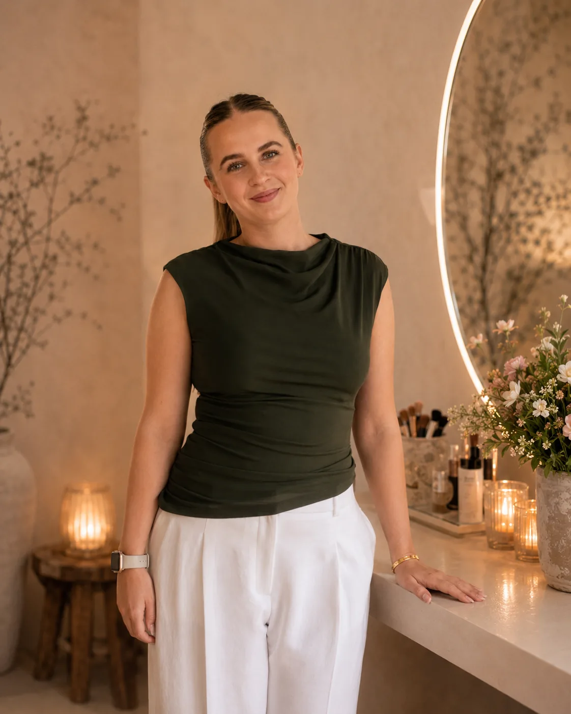 Emma Maden, makeup and bridal artist and aspiring skin therapist